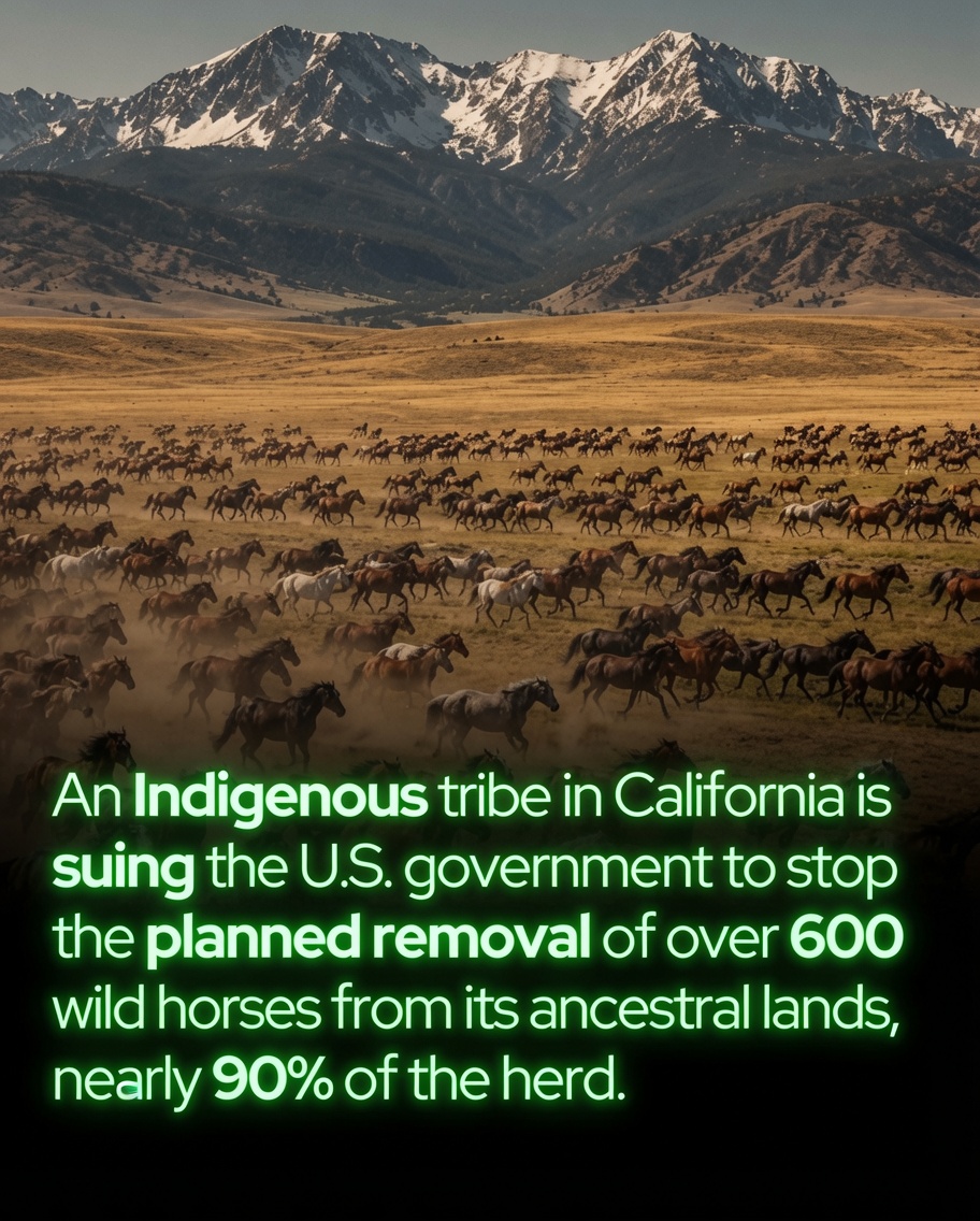 Rainmaker1973's tweet photo. An Indigenous tribe in California is suing the U.S. government to prevent the removal of nearly 90 percent of its wild horse herd from ancestral lands.

The Utu Utu Gwaitu Paiute Tribe opposes federal plans to remove 624 wild horses from the Montgomery Pass Wild Horse Territory along the California Nevada border.

The U.S. Forest Service maintains that the current population exceeds the land's sustainable carrying capacity. According to its management plan, the area can support only 130 to 238 horses. Officials argue that the larger herd damages vegetation and poses safety risks.

Tribal leaders strongly reject this assessment. They emphasize that the horses have coexisted with their people for generations and form an integral part of their cultural identity, history, and spiritual connection to the land. The tribe claims that federal authorities approved the removal without adequate consultation or proper evaluation of impacts on sacred sites.

The lawsuit also challenges the scientific basis for the operation. Court documents note that the most recent population survey occurred in 2024 and failed to account for significant winter losses following harsh weather in 2023.

Wild horse management remains one of the most contentious wildlife issues in the western United States. In areas without natural predators, herds can expand quickly, leading to increased pressure on forage and competition for water with native species and livestock. Federal agencies conduct periodic gathers to reduce numbers they deem excessive. However, many tribes, conservation organizations, and animal welfare advocates contend that such removals are often overly aggressive or do not adequately consider local ecological realities.

The tribe seeks a court order to stop the roundup before it begins. For tribal members, the issue extends far beyond standard wildlife management. They view these horses as living embodiments of cultural heritage that cannot simply be replaced.
