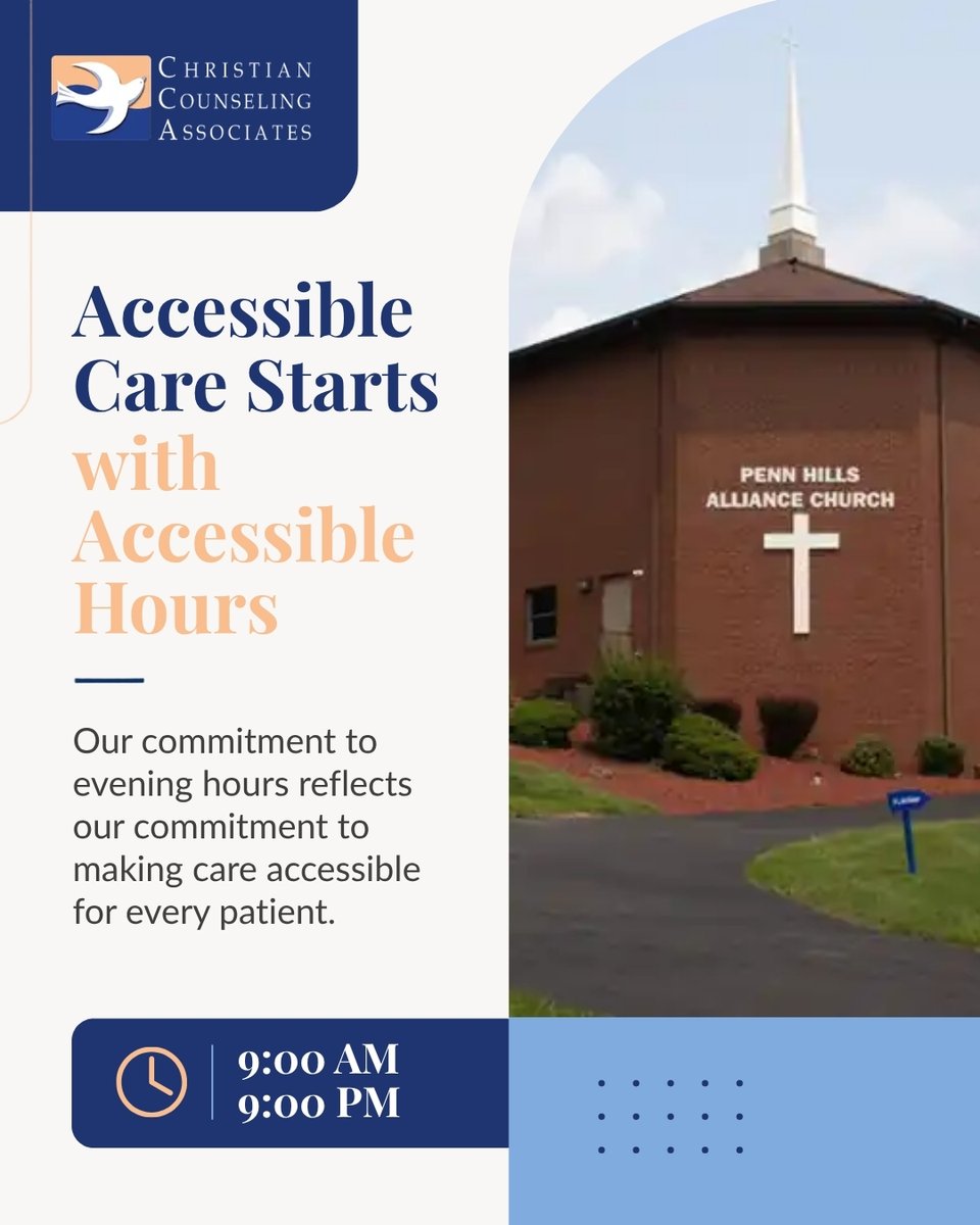 CCA_Counseling's tweet photo. 9 am to 9 pm ⏰ Your #BusySchedule shouldn't be the reason you don't get support. Find a location and time that works for you. https://t.co/9rYzWyKNlU https://t.co/i2jiWAlng3