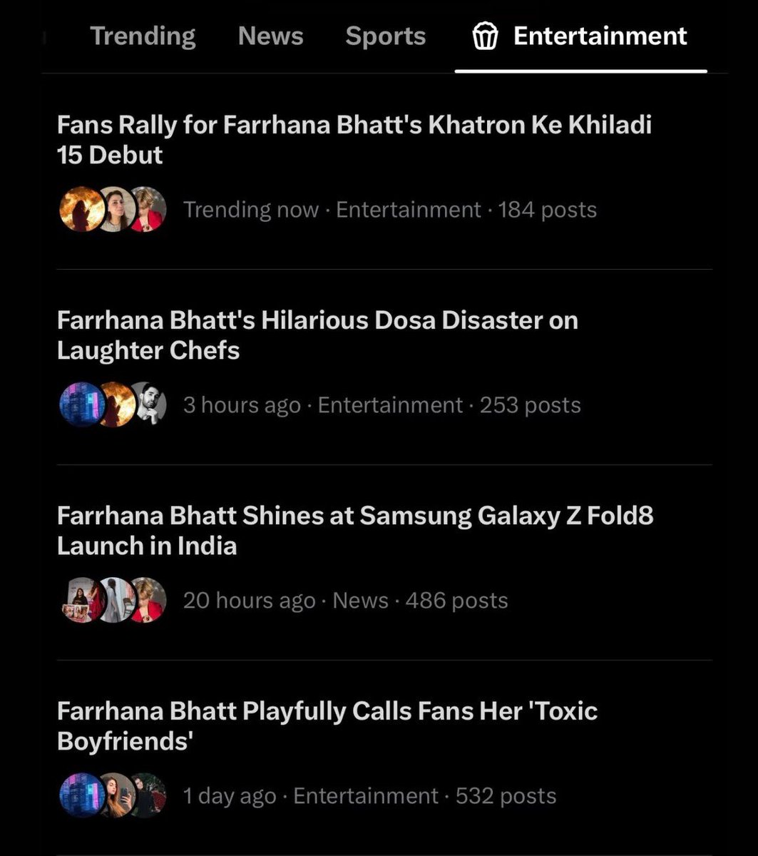 Rejectedteddy's tweet photo. She's truly owning the spotlight🔥
Trending Queen @Farrhana_bhatt  🥹❤️

#FarrhanaBhatt #FarrhanaRebellions https://t.co/QuA9areOtA