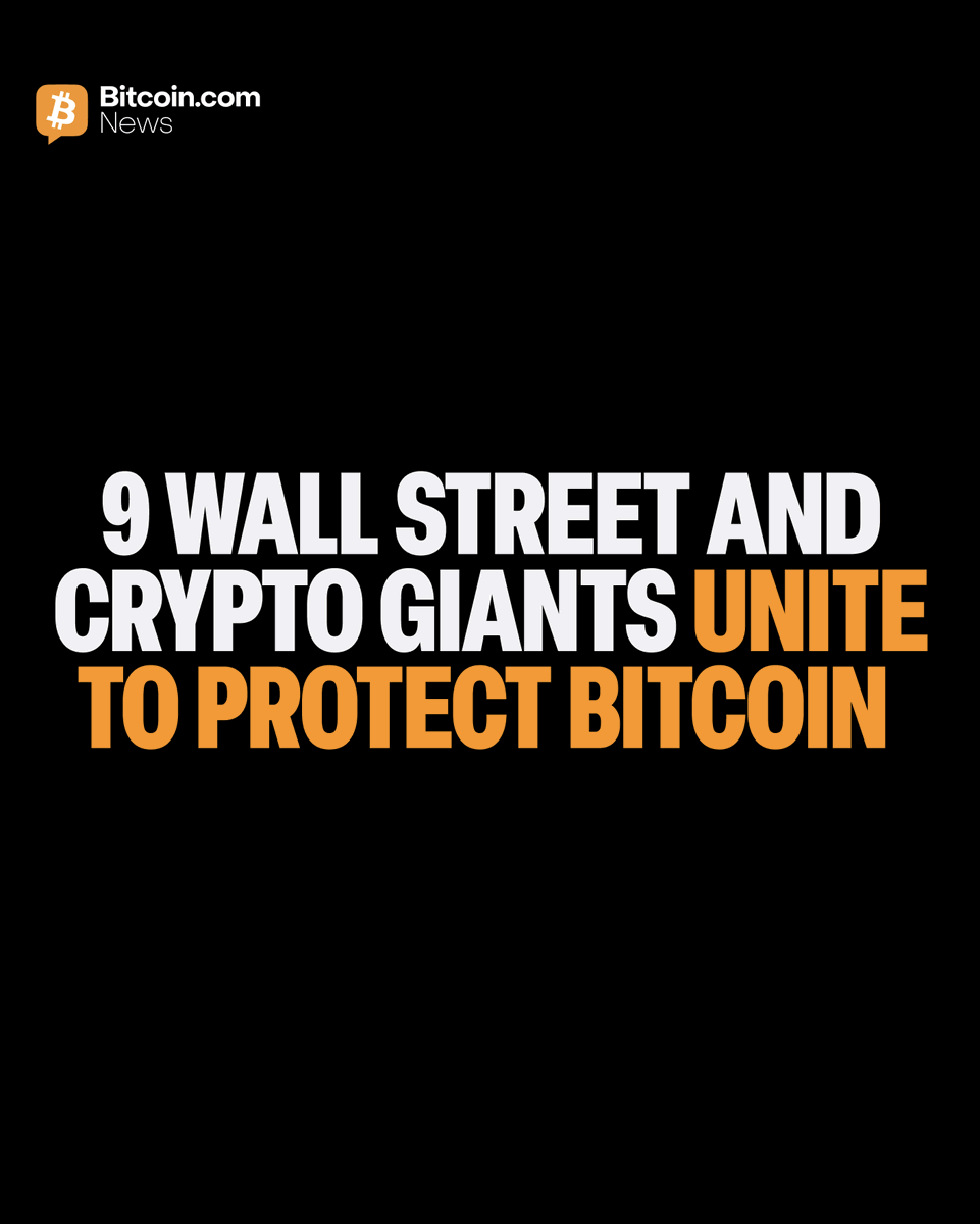 BitcoinNews's tweet photo. NEW: 🛡️ Nine firms including BlackRock, Coinbase, Strategy, Fidelity, and Block launched the #Bitcoin Security Consortium, pledging $15M over three years to fund developers and quantum-resistant security research.

Full story 🧵👇 https://t.co/OCApfNllDX https://t.co/G5FyF5DeRn