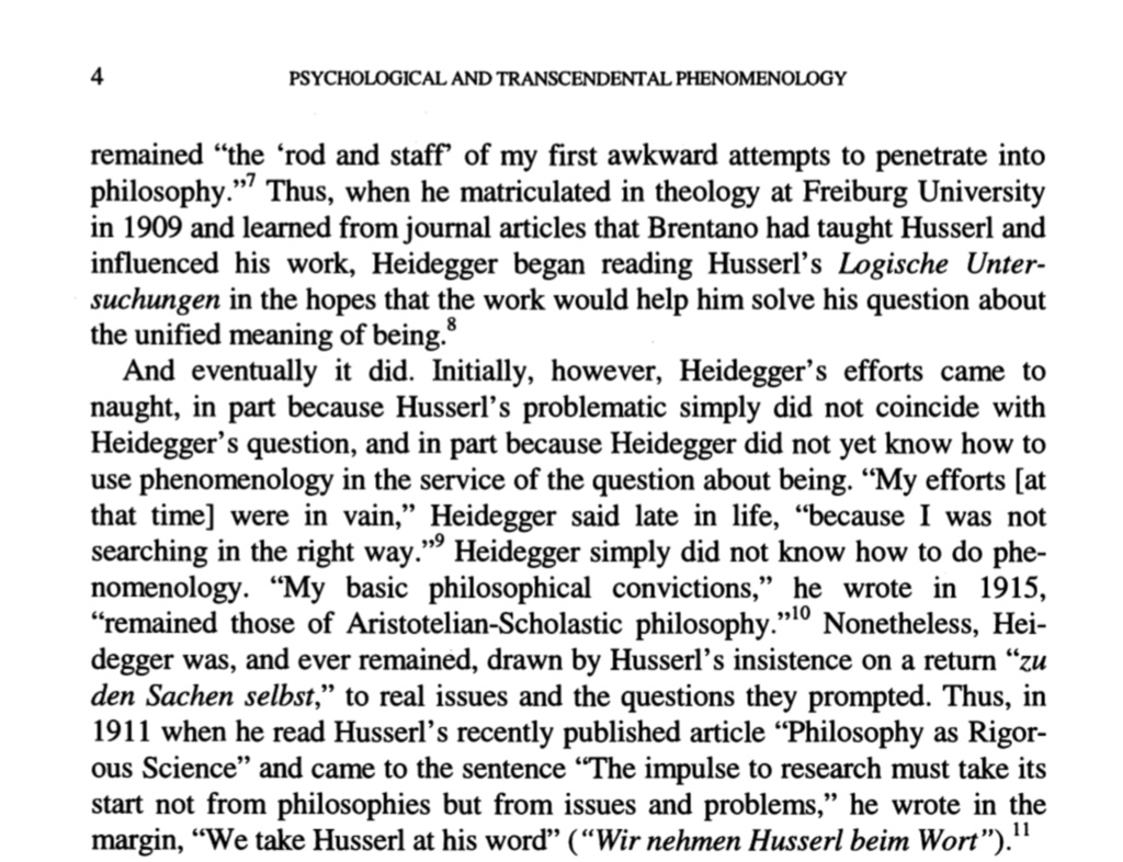 DawsonSWilliams's tweet photo. Nota Bene: Brentano was the integral thinker whose work brought Heidegger and Husserl together. Perhaps we might even say Brentano's book on Aristotle was the catalyst for Heidegger's radical transition from the Catholic tradition to a new form of philosophical thinking. This is where Husserl enters the picture.