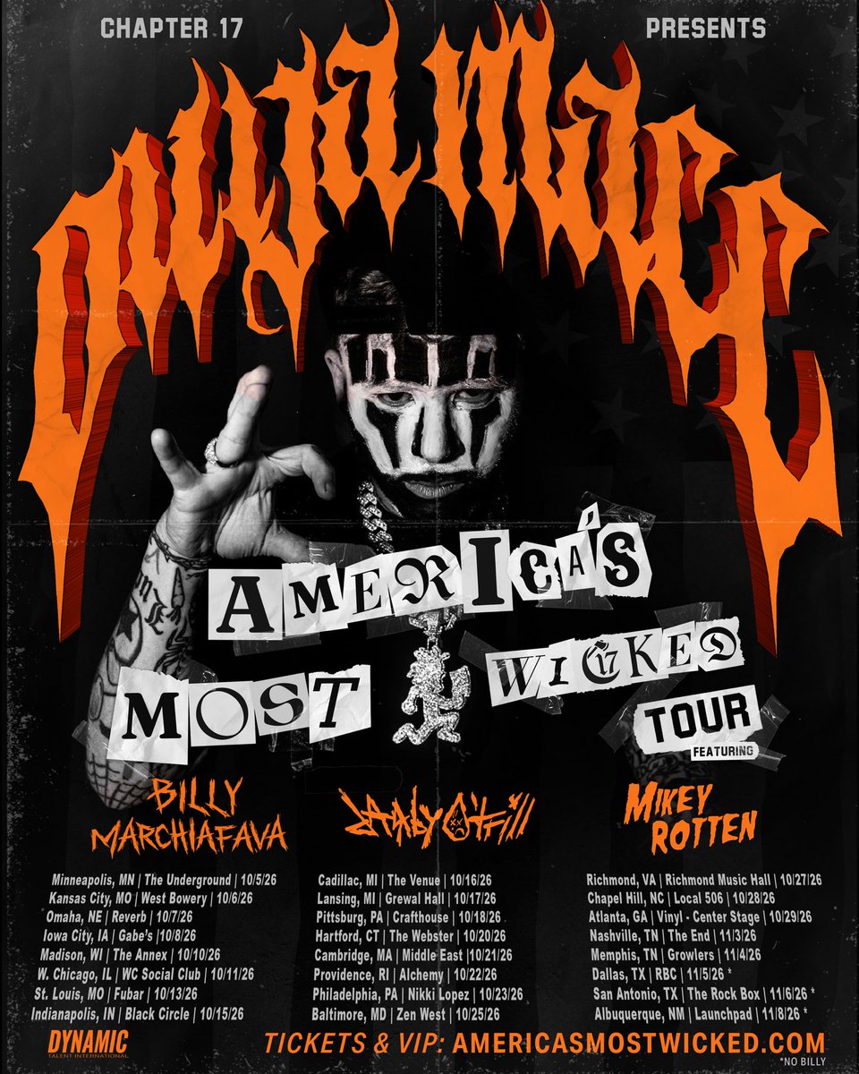 ouijv's tweet photo. tickets on sale tomorrow at noon ⏰ Send this to everyone you know… this is going to be my most legendary tour yet 👀 https://t.co/aI0CIoBpgY