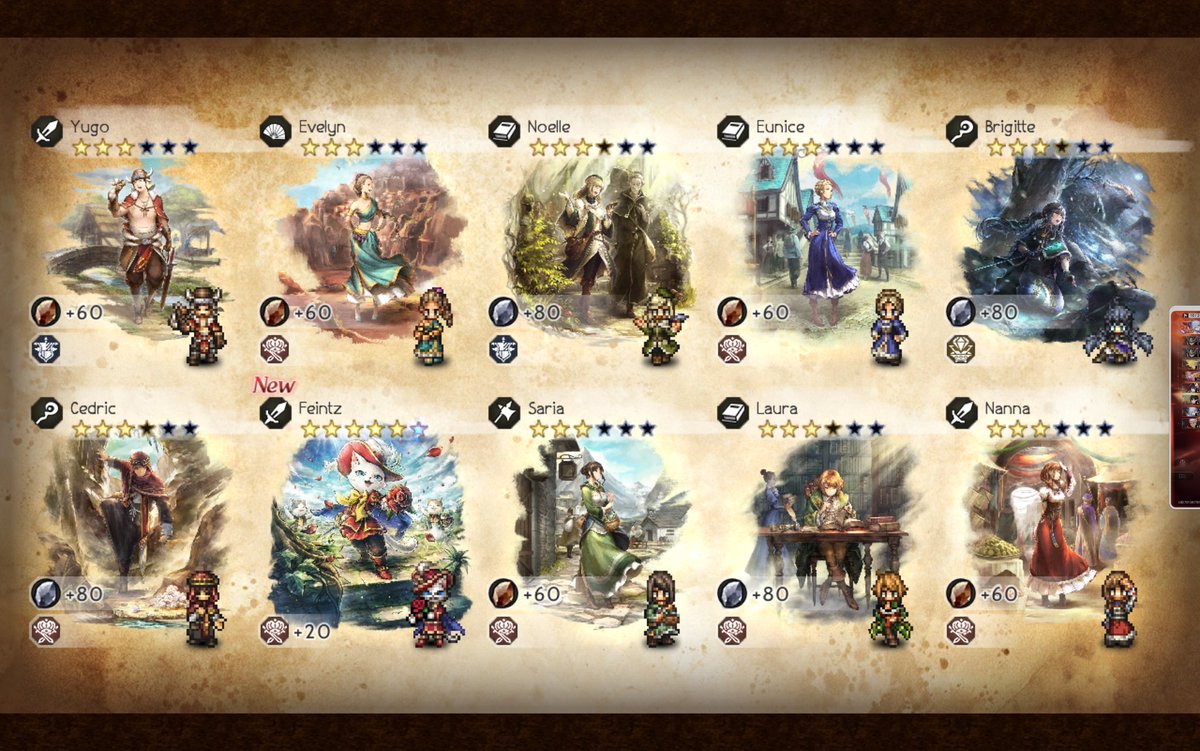 Your_Fan_1's tweet photo. @octopath_cotc #OctopathTraveler my Cait collection is going great, once I have all 8 I'll have my cat team. https://t.co/XurtcPMdxd