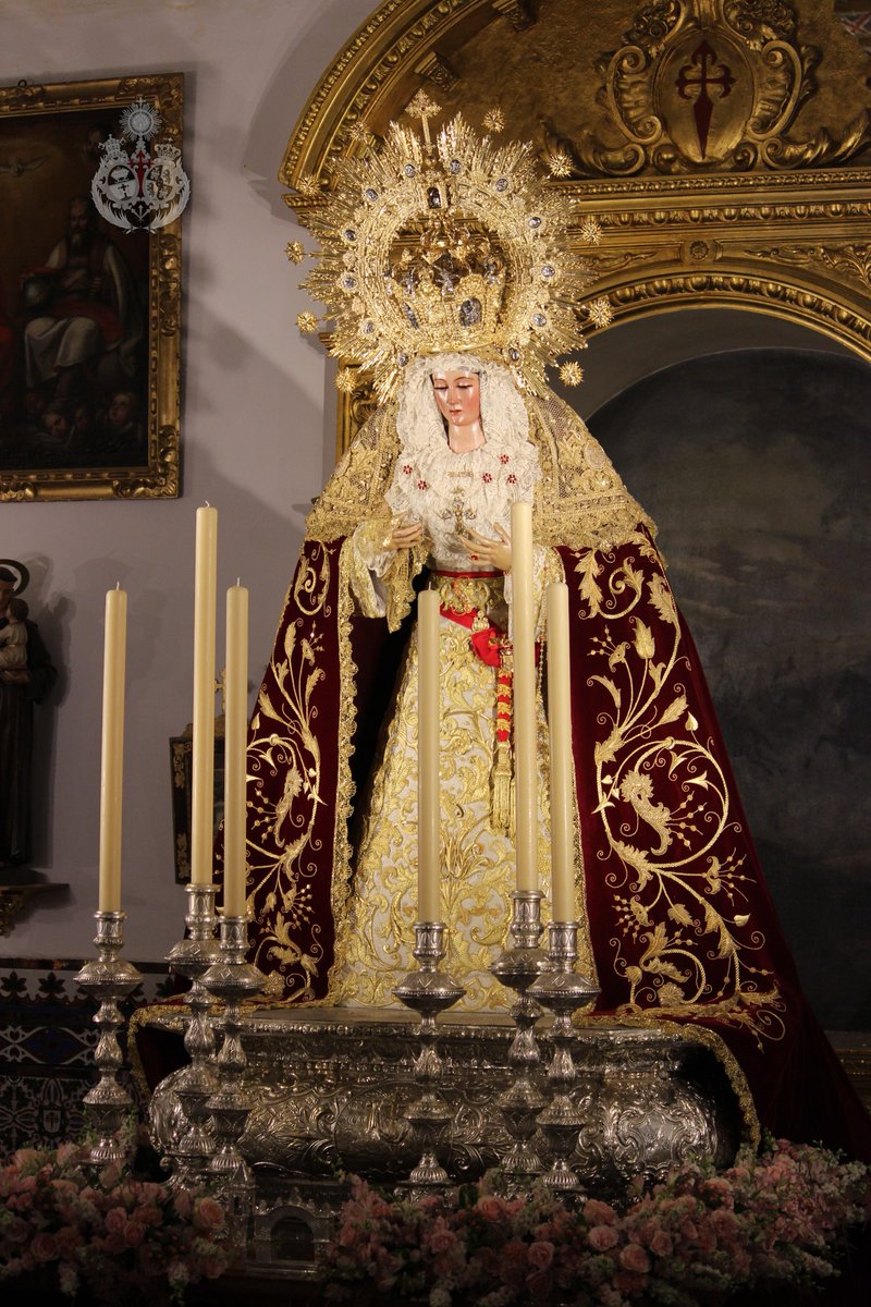 HdadSantiago's tweet photo. 🔴 Nuestros Sagrados Titulares, devociones vernáculas de Castilleja de la Cuesta, aguardan ya el traslado que tendrá lugar en la tarde de hoy hacia la Capilla - Casa Hermandad Ntra. Sra. de la Soledad.

📸 Gregorio Quesada Rubiano

 #FiestasPatronalesCastilleja #TDSCofrade https://t.co/PjjSS5osDm