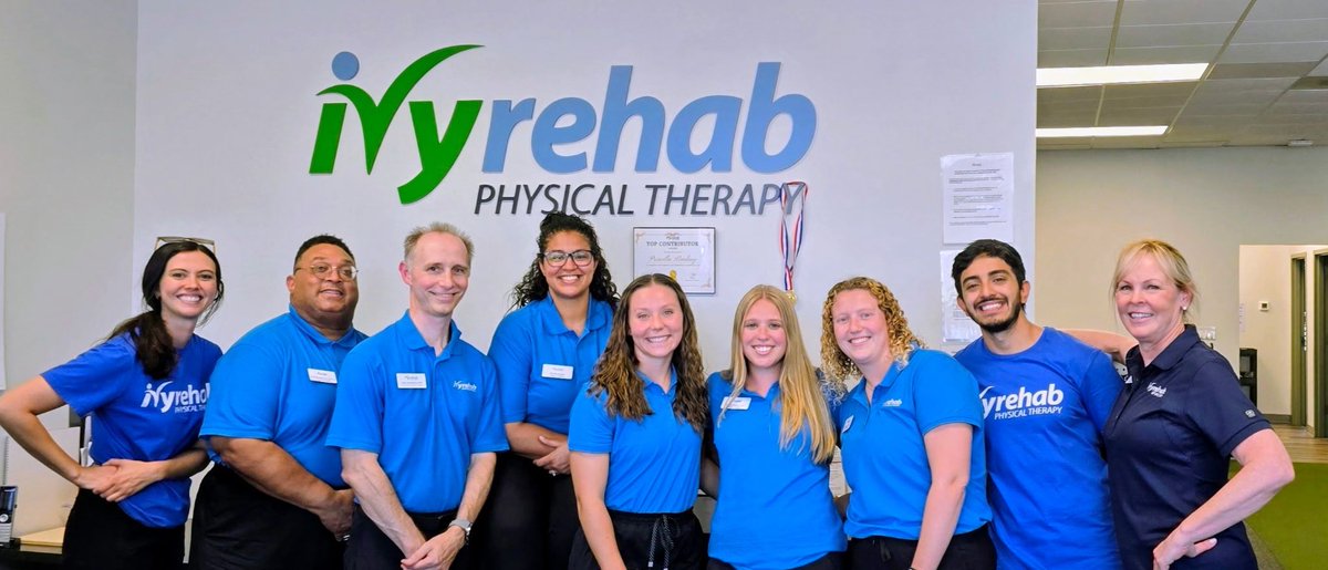 Ivyrehab's tweet photo. One year at Gastonia! 🎉💙 The team’s grown, impacted lives, and shown true teamwork. Proud of all we’ve achieved and what’s ahead! 👏💙 https://t.co/lV9eVWenpR