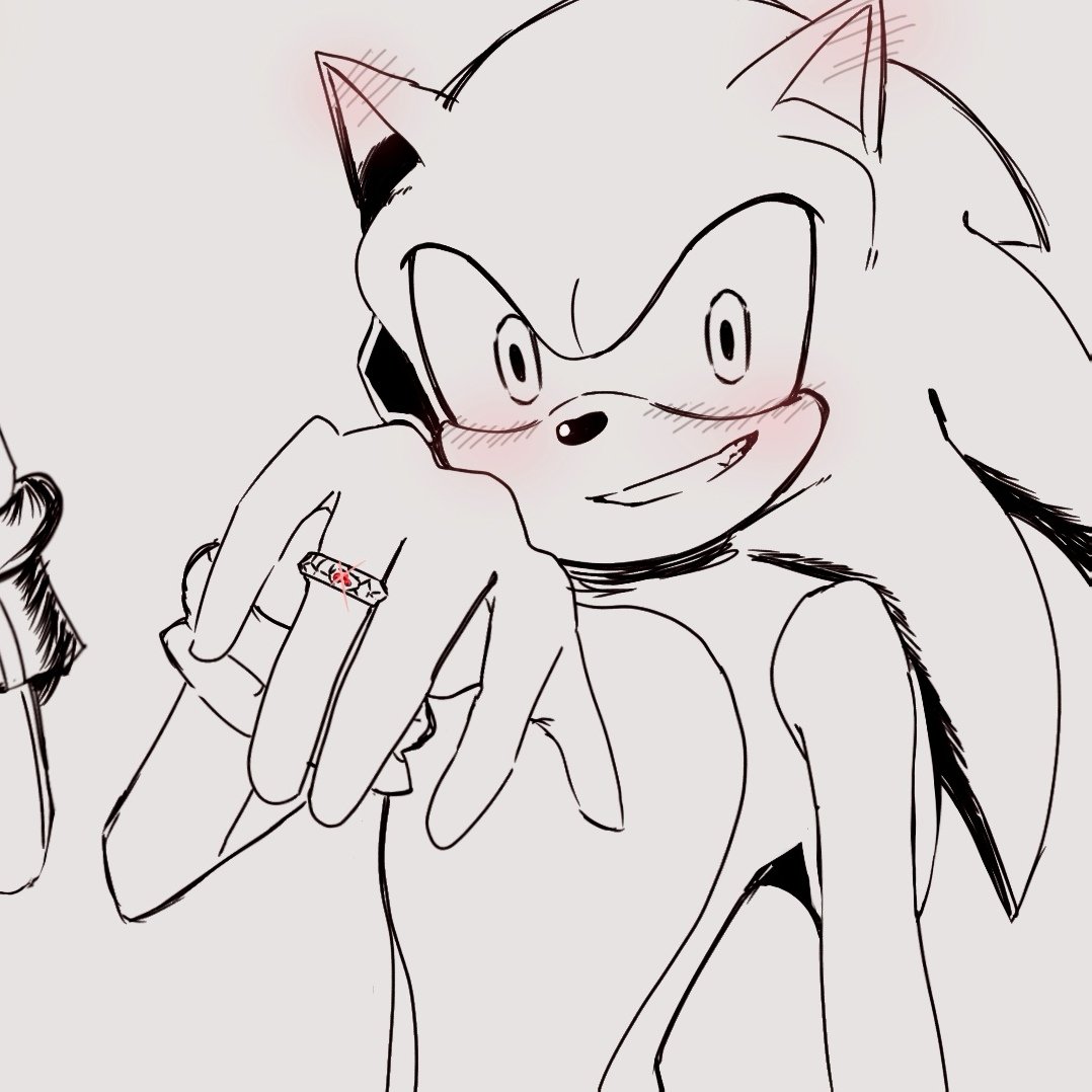 Mit_chan12's tweet photo. They're engaged 😂😂 
(Footage is taken after chapter 25 of my fic)

#Sonadow https://t.co/wCepmcINdu