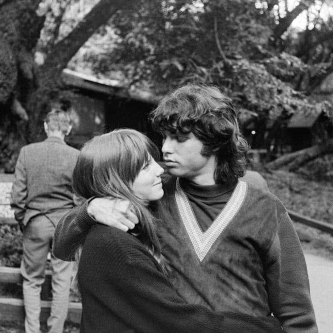 JimMorrison's tweet photo. “She looked at me and told me
I was the only
One in the world
Now I have found my girl”

Jim and Pam.

Photo by Bobby Klein. https://t.co/4DAYDNjaD3