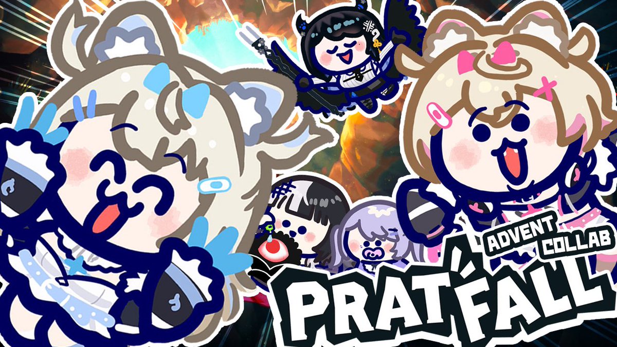 fuwamoco_en's tweet photo. We’re back with a #holoAdvent collab! ⚠️✨ Can we dig the deepest hole together and escape The Cell once more (is this the plot of the game?)! BAU BAUー！！🐾🩵🩷

【PRATFALL COLLAB】
we are the lost dogs please help find us in this cave 🐾
▶︎ https://t.co/XVwtifdKua

#FUWAMOCO https://t.co/pElAlVt6yV