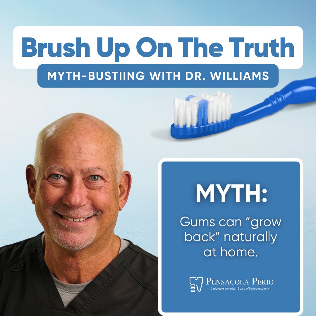 DavidRWilliam20's tweet photo. Fact: Lost gum tissue usually doesn't grow back on its own. If you're noticing gum recession, a periodontal evaluation can help determine the best treatment options.

New Patients:
(850) 752-5230

Current Patients:
(850) 433-1543

#Periodontist #DentalImplant #Smile https://t.co/HblhMZLXsZ