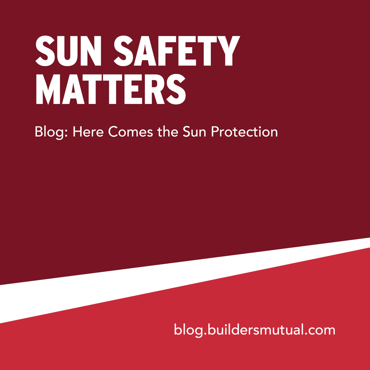 BuildersMutual's tweet photo. Working outdoors means more than just battling the heat. Construction crews also face harmful UV exposure that can lead to serious health risks. Learn how to help your team beat the heat and stay safe on the job-site. https://t.co/MKgpmvYvXo https://t.co/lAC1iMRO86