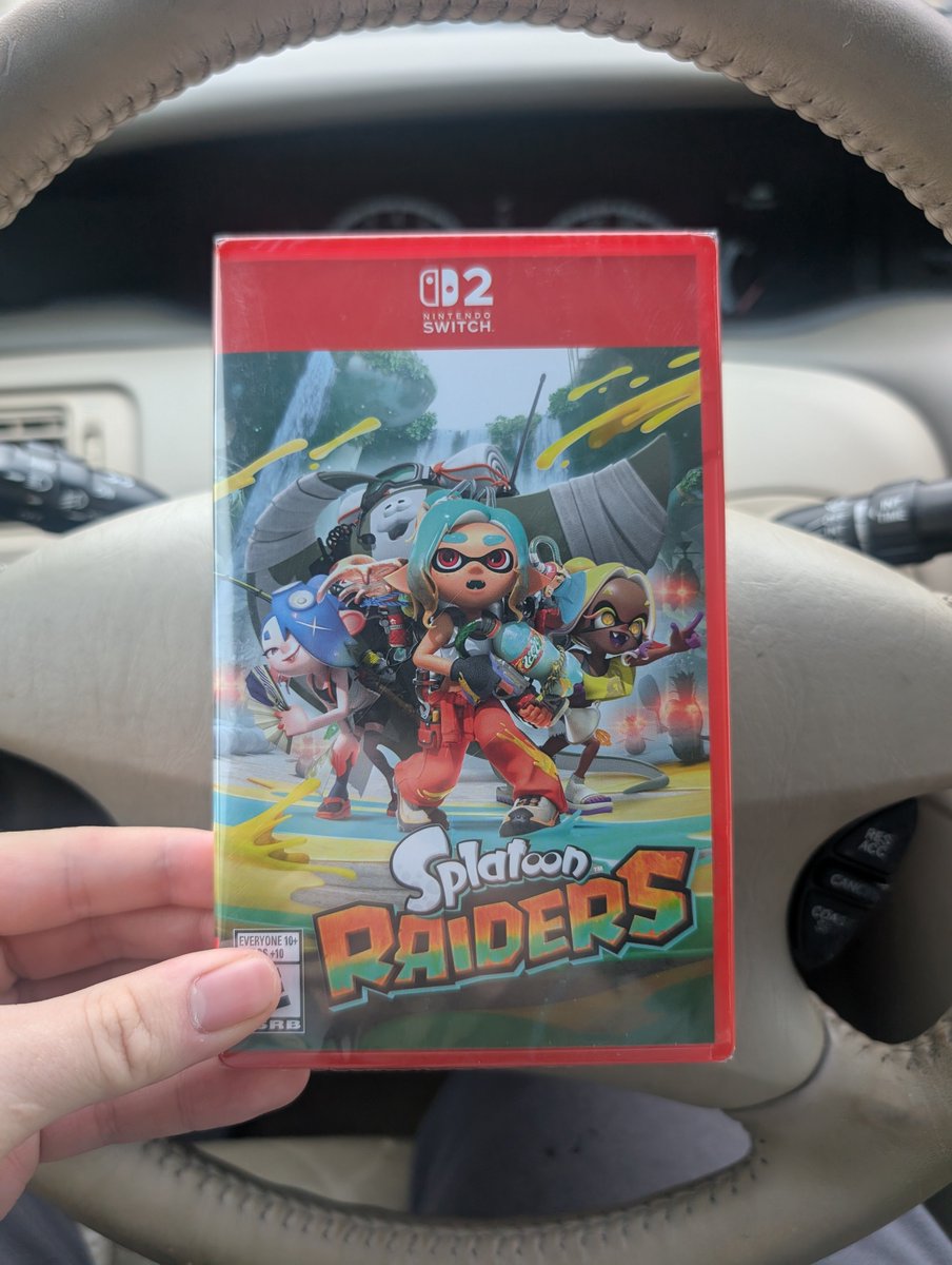 Abult7a's tweet photo. Got my splatoon raiders copy! https://t.co/2LqCTtFUKb