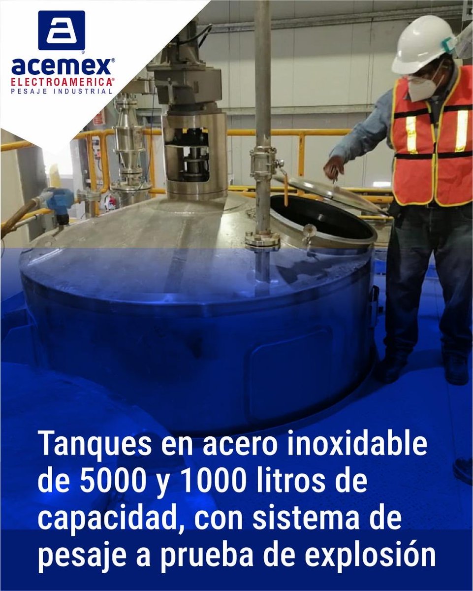 BasculasAcemex's tweet photo. En zonas clasificadas o ambientes de riesgo, las básculas a prueba de explosión ayudan a trabajar con mayor seguridad y confiabilidad.
Básculas Acemex®-Electroamerica® te asesora para identificar la solución adecuada.
https://t.co/We2WQeqsaw
#PesajeIndustrial #SeguridadOperativa https://t.co/UbCpUC9GQq