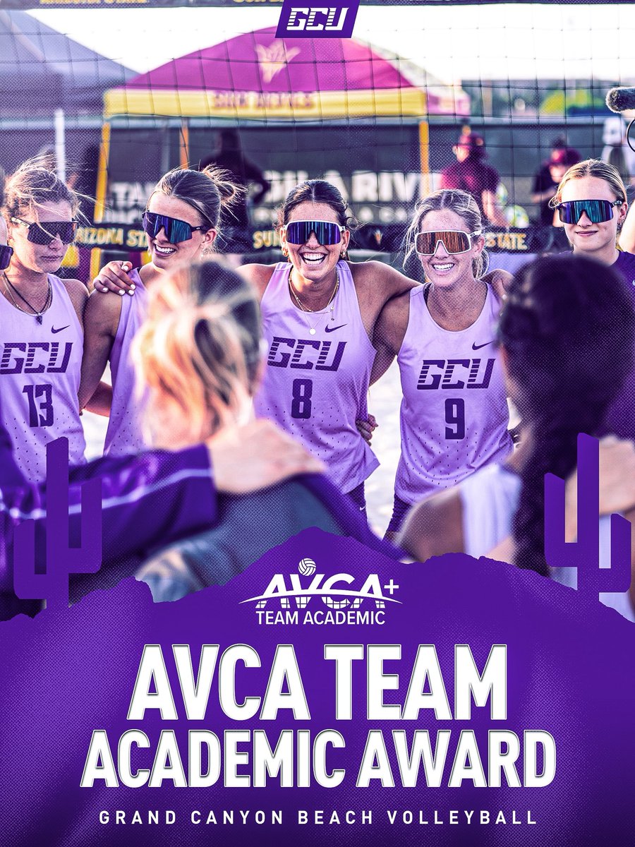 GCU_Beach's tweet photo. The Lopes earned the AVCA Team Academic Award! ✏️ #LopesUp 

The team also earned the additional distinction of AVCA Team Academic Honor Roll, representing the top 20% of GPAs nationally by division. https://t.co/UPmnGFc2mW