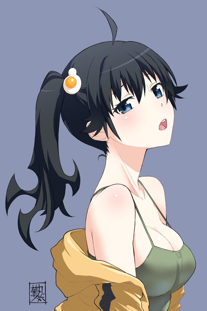 bunta_kikumaru's tweet photo. 火憐ちゃん
ああっ！もちろん大好きさ！

そして流れるようにおやすみなさい
_(:3 」∠ )_＜ せめて夕立ちがあればパッピーなんだけどね https://t.co/FwgAHhKqa0