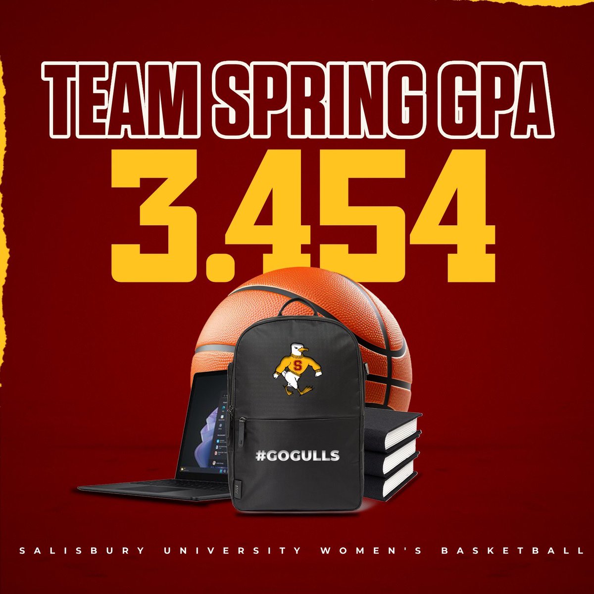 SalisburyWBB's tweet photo. Congrats to our team for their academic achievements during the ‘25-26 school year! With 10 players on Dean’s List, 5 players with 4.0 GPAs, and a cumulative team GPA of 3.454, we earned a Special Mention from the WBCA Team Honor Roll. Way to go!!! #2Bs #booksandbasketball📚🏀 https://t.co/N0RyhHxIrq