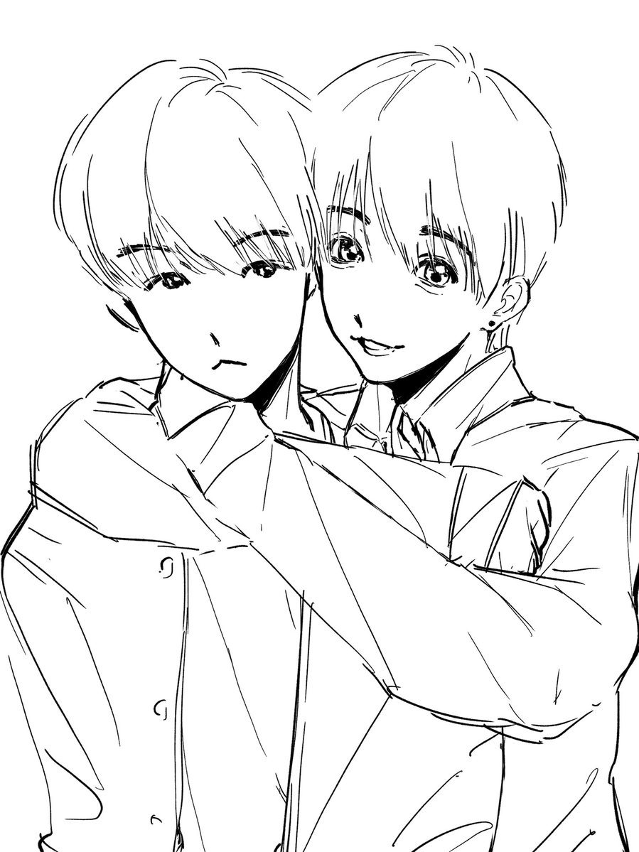 Boboo0214's tweet photo. #btsfanart 🐱🐰 https://t.co/BN3szt8Nco