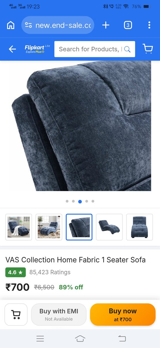 VinodbdaveB's tweet photo. @Flipkart 
Fraudsters are running scams by using Flipkart's name and showing reels of sofas and various types of chairs. Please take appropriate action to stop these fake companies. These fraudulent entities are damaging Flipkart's reputation and brand image. https://t.co/4mzY5DKkFQ