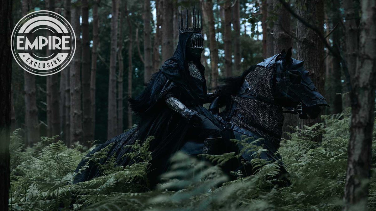 SitoCinema's tweet photo. Primer vistazo oficial a los Nazgûl en la tercera temporada de los Anillos de poder. 
¿Que te parece? https://t.co/tJaVhzenhq
