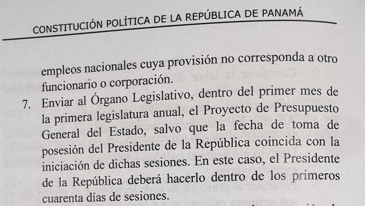 LuchoDuke's tweet photo. 7 días hábiles para que el Ejecutivo cumpla la Constitución y mande el Presupuesto 2027.
Un presupuesto que llega tarde, es inconstitucional, y reduce el tiempo para fiscalizar. https://t.co/xtVIHWkMRv
