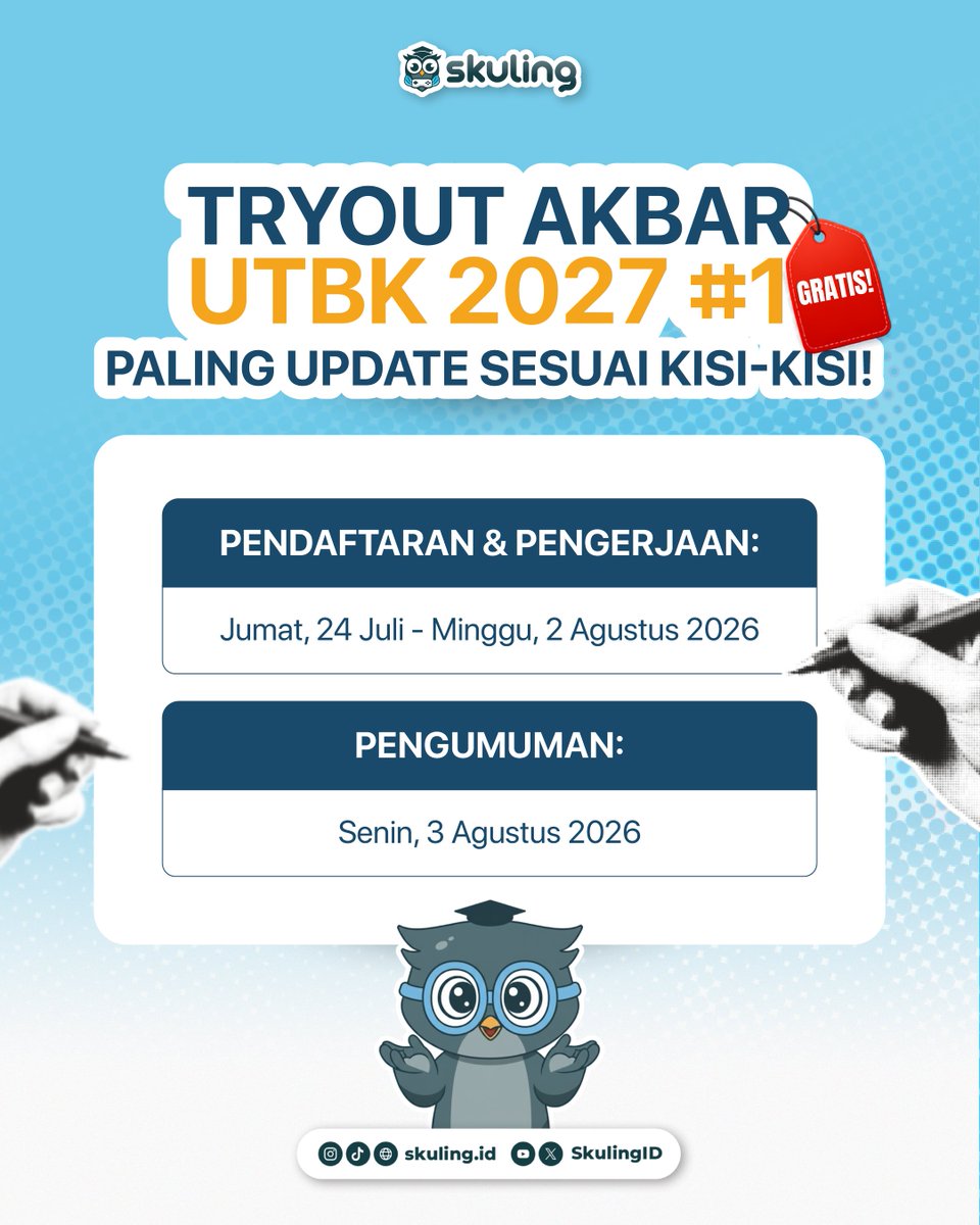 Skuling | Latsol & TO SNBT, TKA, Kedinasan tweet media