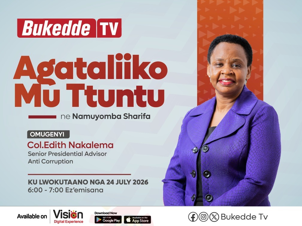 bukeddeonline's tweet photo. Tosubwa Enkya mu aga #Ttuntu: tujja kugasoma ne Col. Edith @edthnaka ono nga ye Senior Presidential Advisor ku kakiiko akalwanyisa Enguzi n'obulyake.
Ssaawa Mukaaga ez'omuttuntu TOSUBWA. (12:00PM)
#BukeddeUpdates
#AmatikkiraGaKabaka
@bukeddeonline https://t.co/68QEvGOjpS