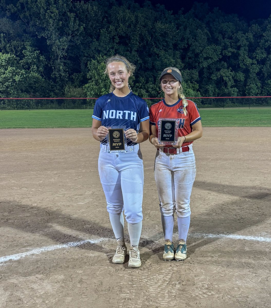 KyleParmley's tweet photo. The South team edges the North in a high-scoring doubleheader in Wednesday night's AHSAA All-Star Softball Game.

Story &amp; photos: https://t.co/yuRktHepuI https://t.co/6ZjuUc8t2j