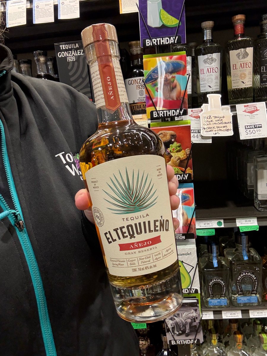 TotalWine's tweet photo. It's almost National Tequila Day. 🥃🌵

If you're looking to try something new this weekend, here are four reposados we're reaching for:
✨ Esperalo Reposado
✨ G4 Reposado
✨ El Tequileño Reposado
✨ El Padrino Reposado

What will you be pouring on Saturday? #NationalTequilaDay https://t.co/0VykOV7g3U