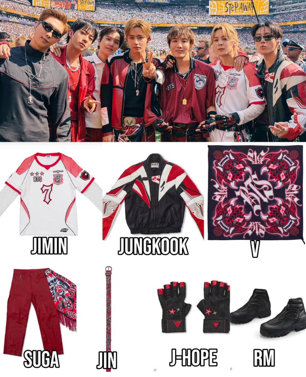 BTSNewsBrasil's tweet photo. ARMYs agora têm a chance de adquirir as roupas e acessórios usados ​​pelo BTS durante sua apresentação da final da Copa do Mundo por meio de um leilão beneficente.

Toda a renda será doada ao Fundo de Educação para Cidadãos Globais da FIFA https://t.co/vklsa8Zfqg