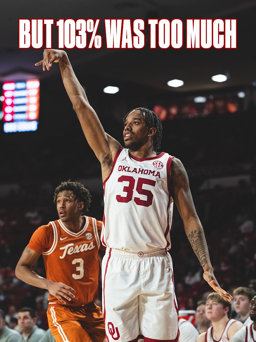OU_MBBall's tweet photo. Doing some quick math 📝 https://t.co/gZ5pOUhcDc