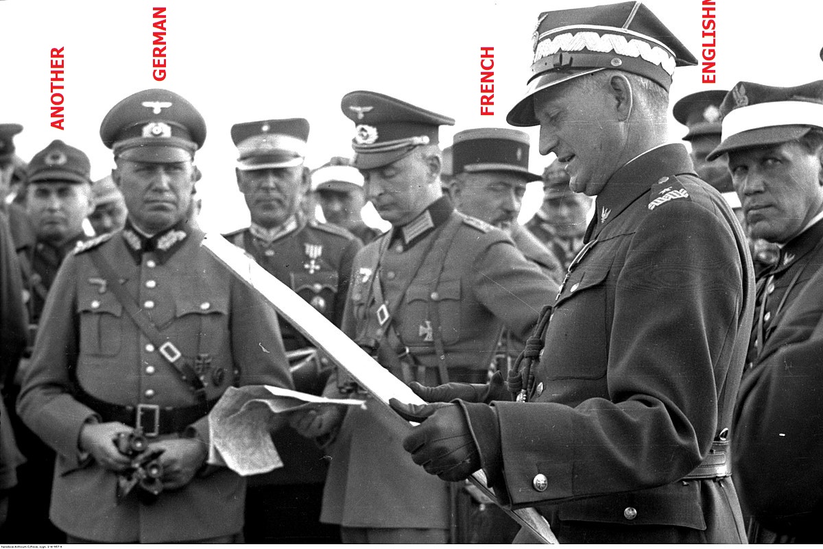 Obcy8pasazer's tweet photo. @rshereme Photo from military maneuvers near Rzeszów in 1938
As you can see in this photo, not only German soldiers were present as OBSERVERS, but also those from the USSR, France, Great Britain, Romania, and Japan.

Don't be like a Russian slacker. Don't repeat Kremlin propaganda. https://t.co/elIrSLzdo1