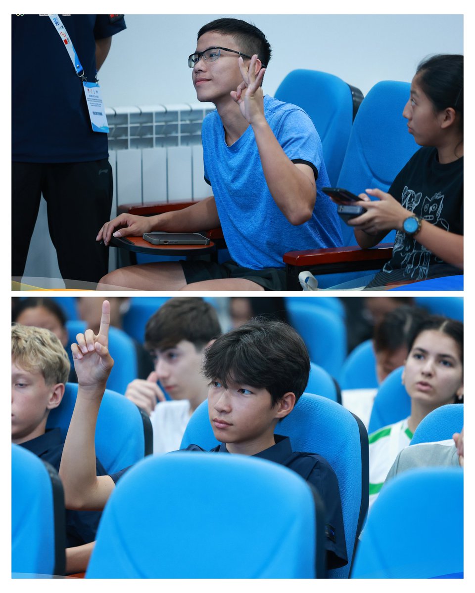 AsianGamesOCA's tweet photo. Education is the first step towards protecting the integrity of sport.

The Guarding the Asian Games Education Programme took centre stage at the OCA-ISU Asian Youth Camp, with dedicated sessions on the Prevention of Competition Manipulation and Clean Sport. https://t.co/7a08qgpVQz