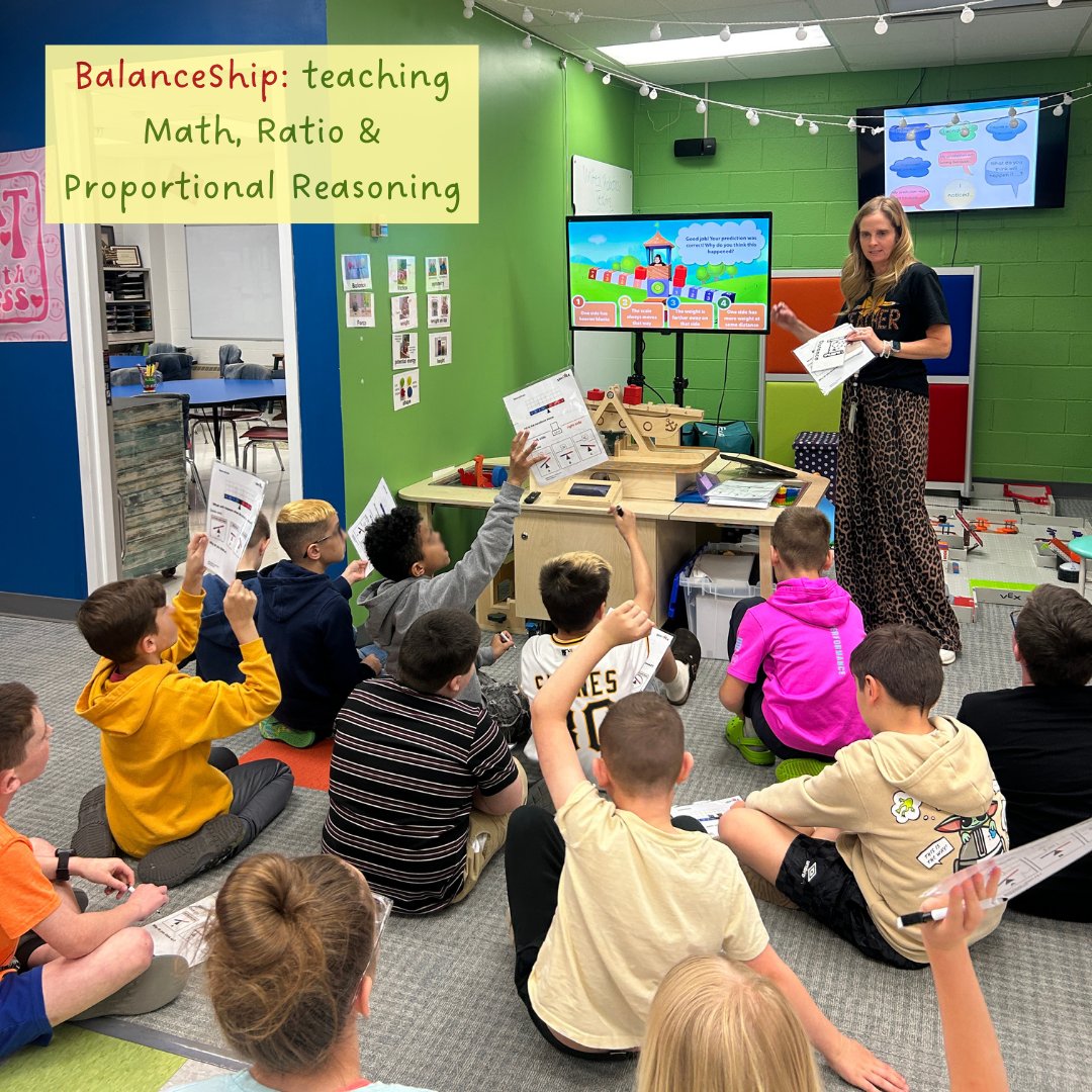 NorillaLearning's tweet photo. This year, we were thrilled to launch our BalanceShip unit, which teaches concepts of mathematics, ratios, equations, and proportional reasoning aligned with NGSS and STEELS standards. A special thank you to Lauren Ondecko @EFSDWarriors and Jana Stahl @Avonworthschool! 💕 https://t.co/B47Aa0DOQ2