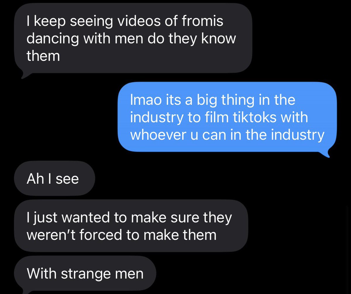 lgbtmis's tweet photo. my gf who knows nothing abt kpop texting me this 😭😭😭 https://t.co/ohRDDAqsJB