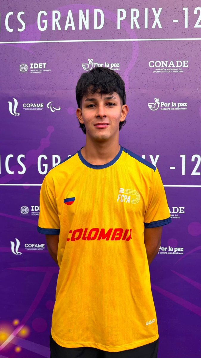 COLParalimpico's tweet photo. 🥈 ¡Plata para Colombia en el Grand Prix de Tlaxcala! 🇨🇴

Tomás Soto se quedó con la medalla de plata en la final de salto largo T64 masculino del Grand Prix de Tlaxcala, tras registrar una marca de 6.54 metros. 👏🏽

#GrandPrixTlaxcala #ParaAtletismo #SomosImPARAbles #Colombia https://t.co/akrUgNBHH1