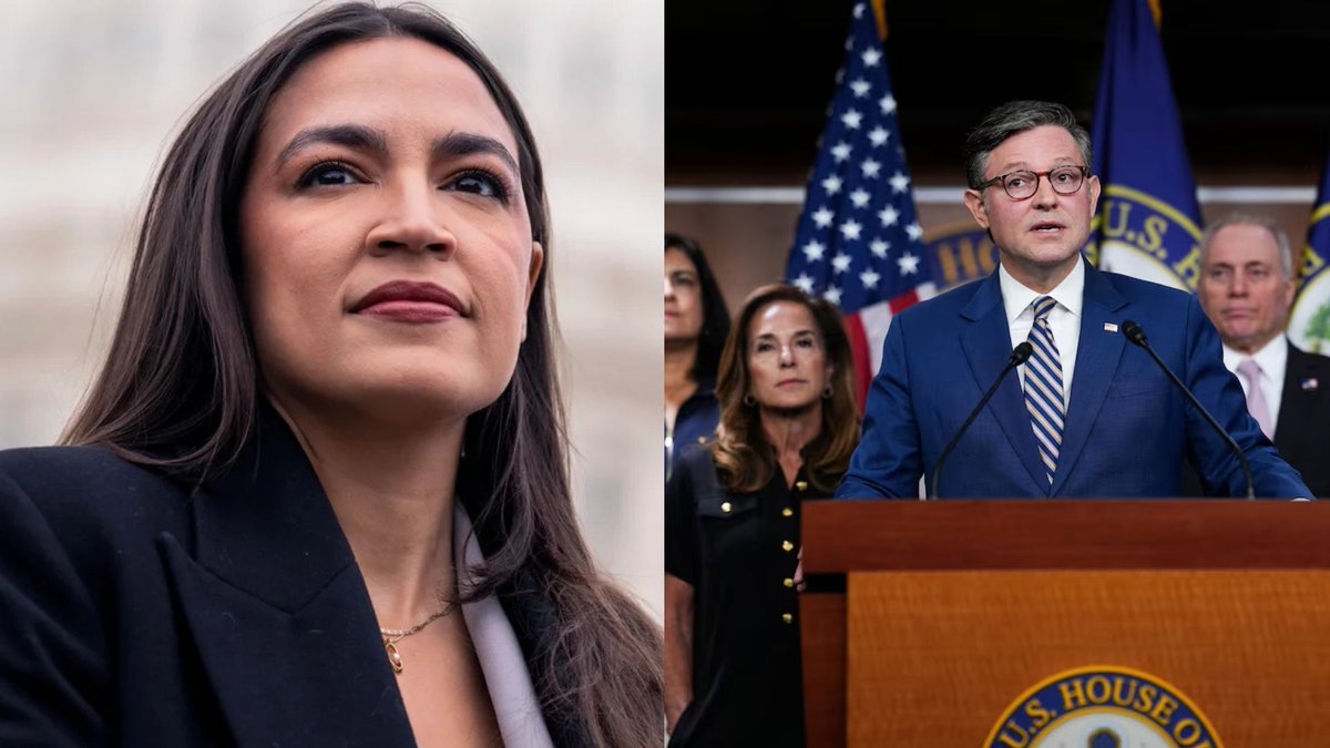 HQNewsNow's tweet photo. Rep. Alexandria Ocasio-Cortez's DEFIANCE Act, which allows victims of sexually explicit deepfakes to sue the people creating them, has been suppressed by House Republicans.

Republicans are keeping the bill from a vote out of fear of giving AOC a legislative win. https://t.co/R6C0asBcds
