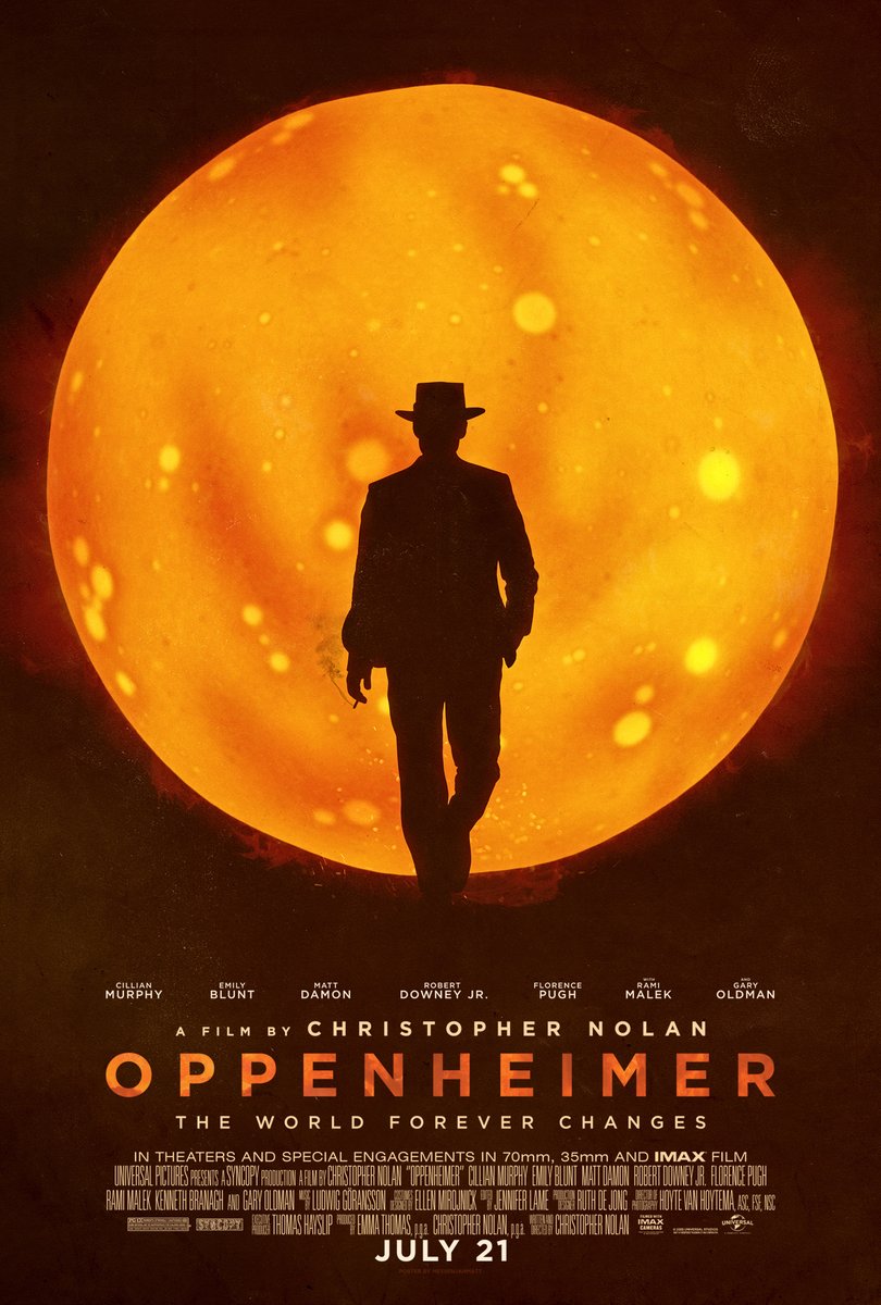 BrazeeWanda's tweet photo. Just binged Oppenheimer and my brain’s still buzzing! The tension, the performances, and that climax hit way harder than I expected. A must-watch for every film lover—go see it on the big screen if you can! https://t.co/jcTC8OQ3UY