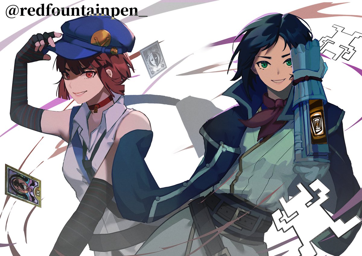 redfountainpen_'s tweet photo. Crossover

#SMTIV #Persona4 https://t.co/1R0kLZbCeF