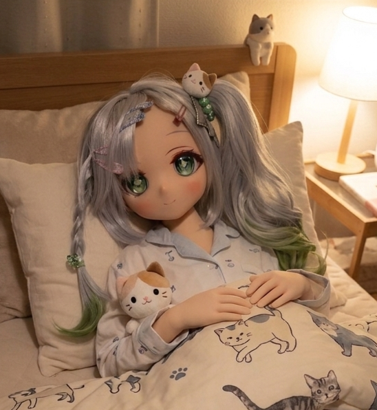 SherriceAdiani's tweet photo. #GUAVADOLL #グアバドール #ナヒーダ
パジャマを買ったので一枚(二枚目はAI生成)。
上に合わせると下がキツイのでサイズ違いを2着買うことになったが可愛いので全く問題なし！
ベッド欲しいなぁ…置く場所ががが( ´Д｀) https://t.co/JznJ1nFYUO