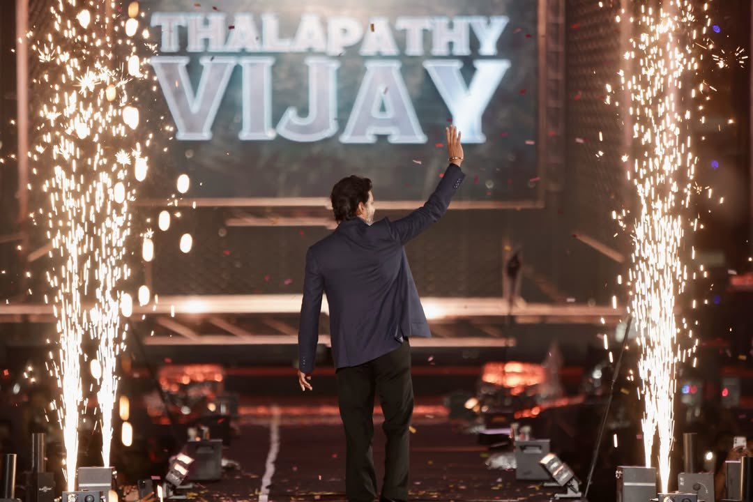 BeastRomanARR24's tweet photo. One Last Time We Celebrated Our Thalapathy @actorvijay  in Big Screen 
Went out with Heavy Hearted. Everytime I Enjoyed your Performance in Theatres. More than his like My Brother. Words Cannot Describe Our Bond

Thank you for Everything Anna
Miss You 
#Jananayagan
@CMOTamilnadu https://t.co/XfPtBZx4Cn