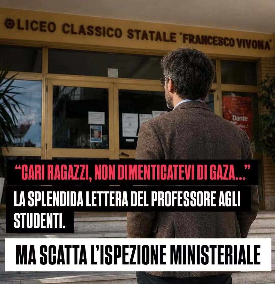 Rossella660's tweet photo. Ha osato nominare l'innominabile Gaza 
Ha osato nominare l'innominabile sterminio 
Tutta la stima a un insegnante così https://t.co/TBIycViRQe