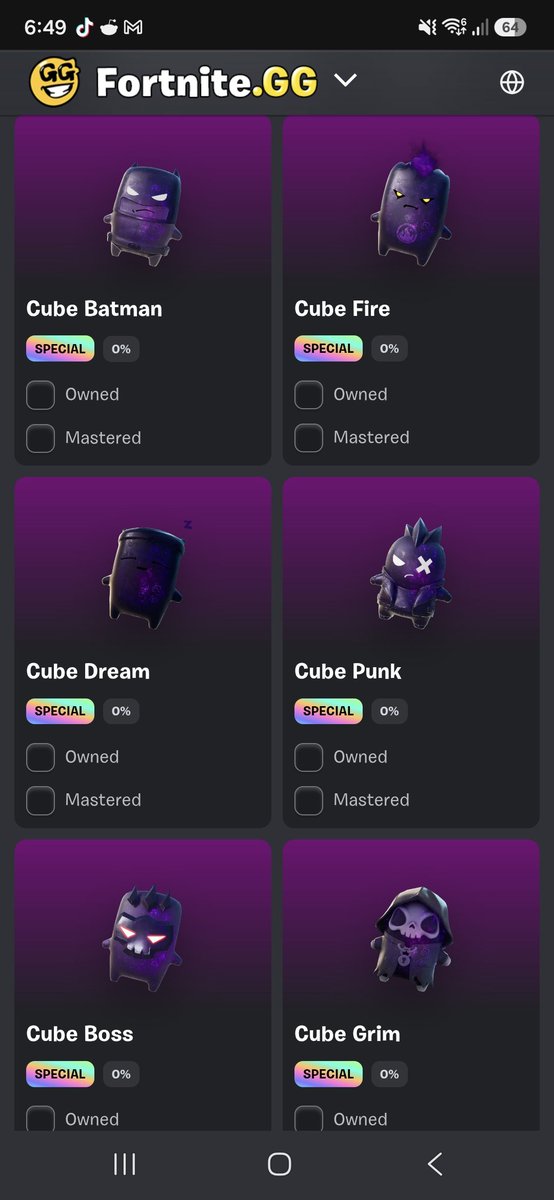 drewbeanz_'s tweet photo. Looking for these #sprites! If anyone has them I'd love to Index! (I'll return them after indexing so you don't lose sprite dust!)
#fortnite #cubesprites https://t.co/TWFQx9HVjb