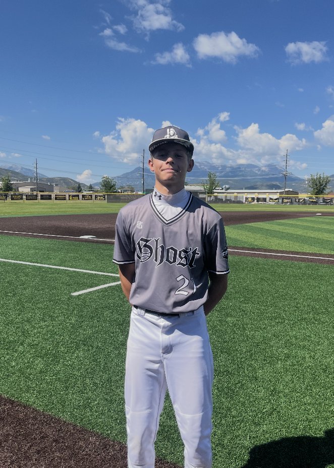 FiveToolUtah's tweet photo. F: @ghost_utah 7, GBG 2029 1 
PoG: Tucker Rowley 6 IP, 4H, ER https://t.co/241u2If1ys