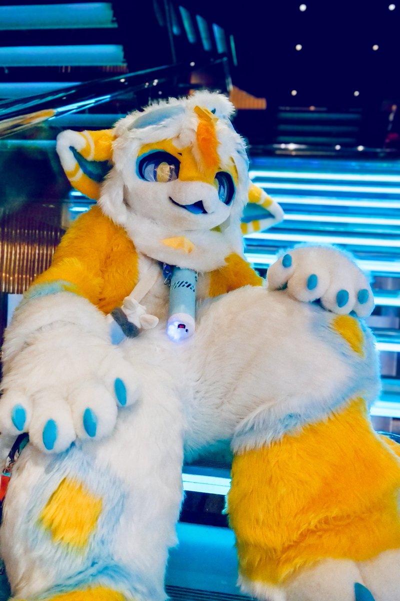 hoshino_sora359's tweet photo. 星光と青い虹の階段特集🩵💙🩵💙🩵

📷：@CRLight_810 
🪡：@TASshayu 

#FursuitFriday #UTFG2026 https://t.co/CYrdSq0LtG