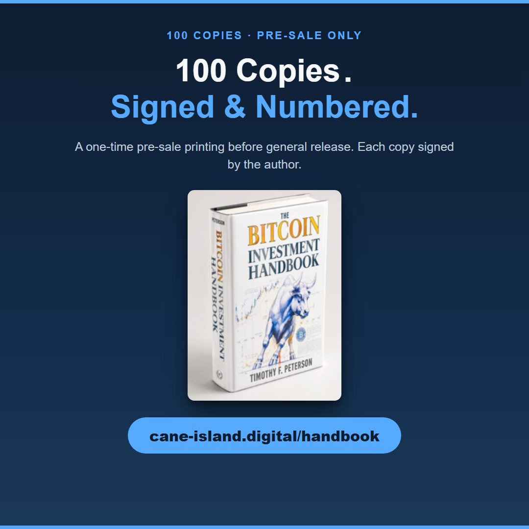 BitcoinHandbook's tweet photo. This is the one book that teaches professional investors how to evaluate Bitcoin through evidence instead of promotion, ideology, or speculation. Compare Bitcoin with traditional assets, identify signal amid market noise,  and manage BTC within a disciplined investment process. https://t.co/VQQLAKtxsd