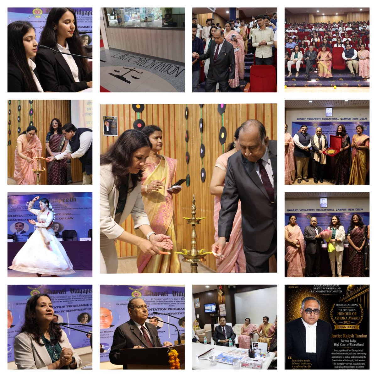 bvimrnewdelhi's tweet photo. 🌟 Dept of Law, BVIMR kicked off Orientation 2026 for LL.B. &amp; B.B.A. LL.B. freshers under Director Prof. Dr. Seema Gupta!
Chief Guest Hon'ble Mr. Justice Rajesh Tandon delivered an inspiring address on the power of legal education. Welcome batch of 2026! 🎓📚 #LawStudents https://t.co/pqjM8QzSzV