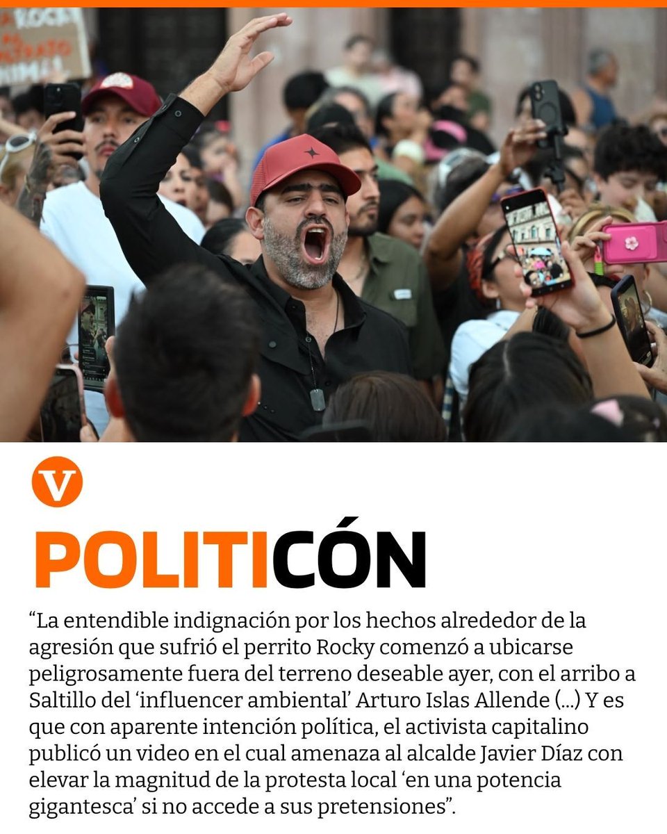 PolitiConMx's tweet photo. “¿Arturo Islas busca llevar el caso Rocky a una confrontación política en Saltillo?”: Hoy les hablo sobre el tema en los primeros dos puntos de mi columna.

🔗 Conoce más detalles aquí. 👉 https://t.co/XTqSHexI0n https://t.co/abAUfauvmJ