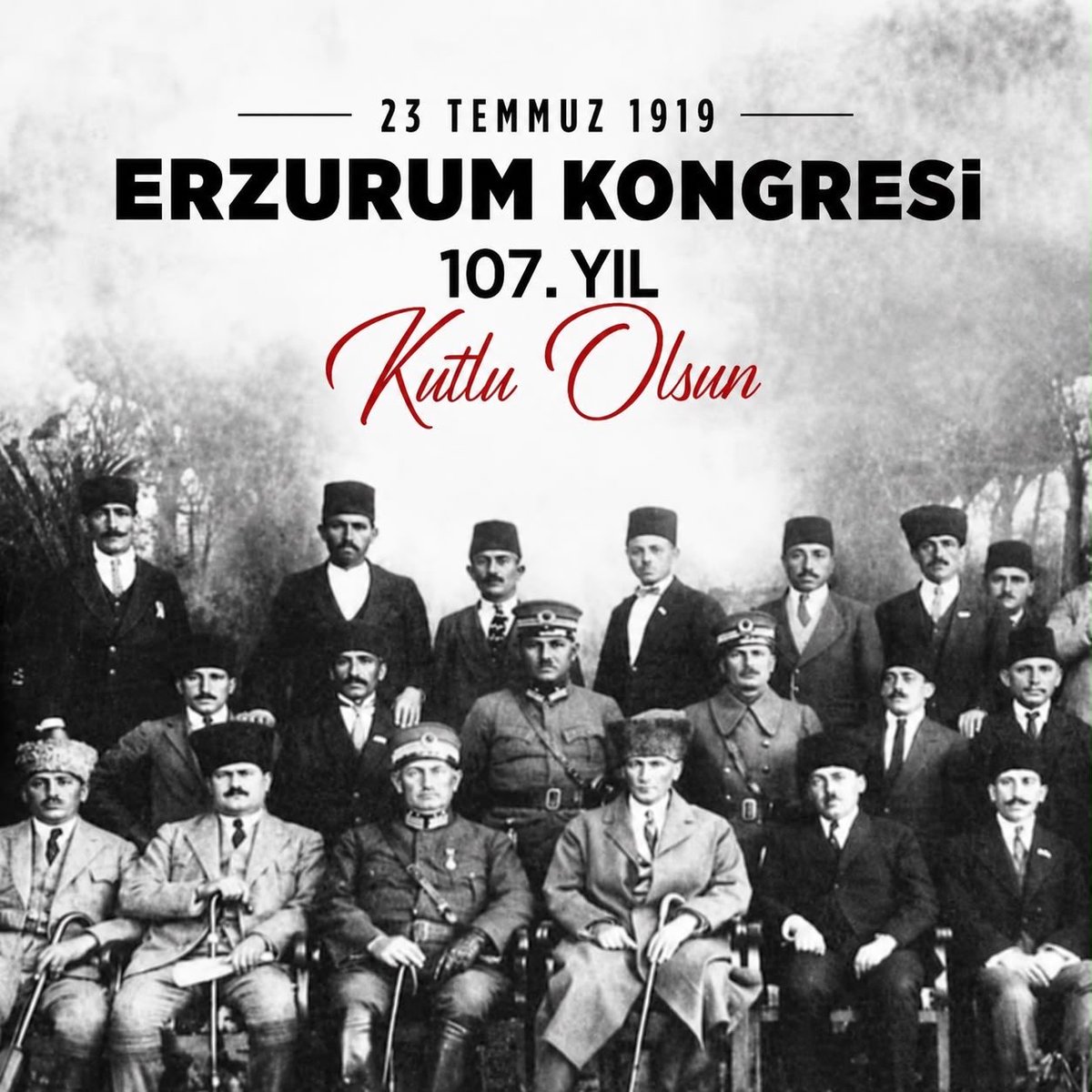 ALPALDIR's tweet photo. Erzurum Kongresi’nin 107.Yıl Dönümünde Gazi Mustafa Kemal Atatürk ve Silah Arkadaşlarını Saygı Rahmet ve Minnetle Anıyorum. https://t.co/31E0dRkR4U