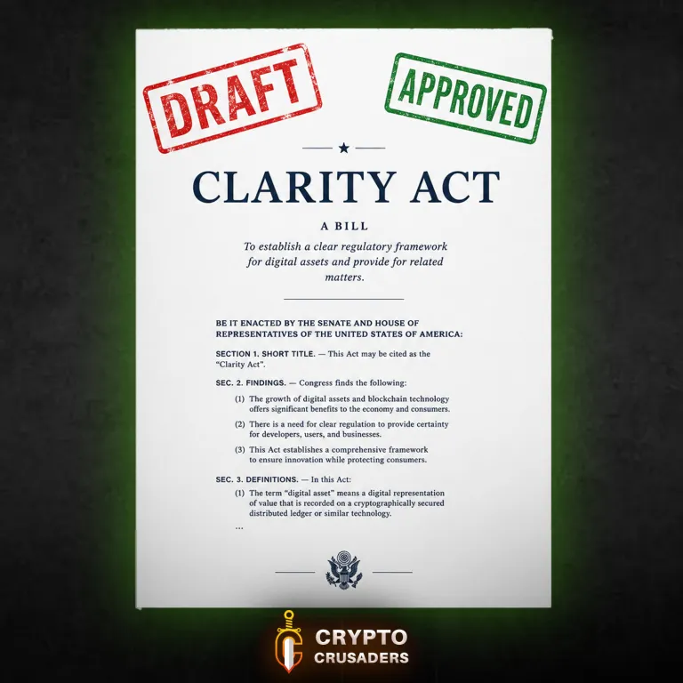 LeviCryptoGuy's tweet photo. 🚨THE BIGGEST U.S. CRYPTO BILL JUST TOOK A MAJOR STEP FORWARD. 

 Senate Republicans have released an updated version of the CLARITY Act.

ITS COMING CLOSE ripple:native  FAM! https://t.co/yRFJALS55a