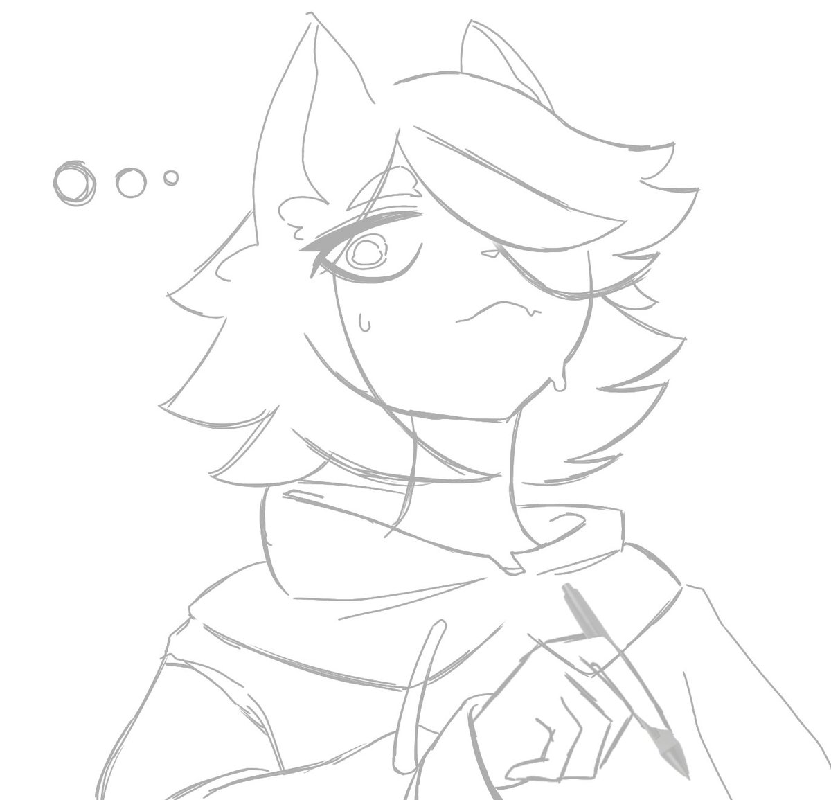 AROKA_I's tweet photo. Small Profile picture Sketch
(Might change in future) 
#art #artist https://t.co/BIR24oFY46
