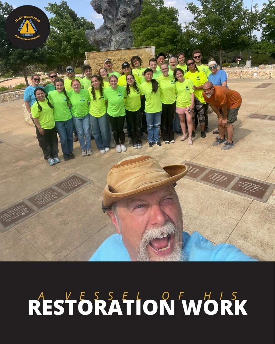 JustHelpOne's tweet photo. Even after of disaster, God is still moving 🙏  

Through every act of service, every volunteer hour, and every gift given in faith, He is bringing restoration to families and communities.  

Just Help one is simply a vessel for that work.  

Learn more: https://t.co/wb49AO0dCm https://t.co/bylRvybZEN